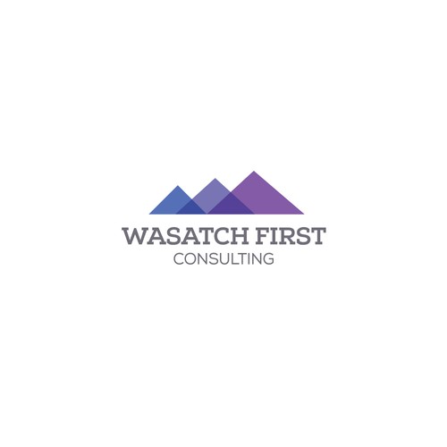 Concept for Wasatch First Consulting, a business and technology consulting firm in the Utah Mountains