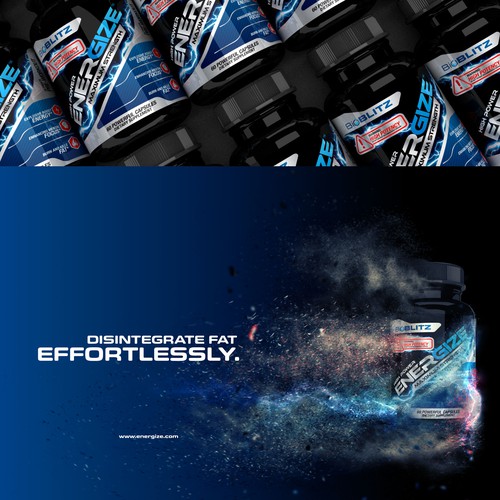 Energize Pre-workout Label Design