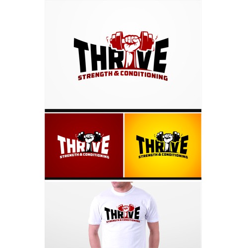 Vibrant and bold logo for a Personal Training business - Thrive