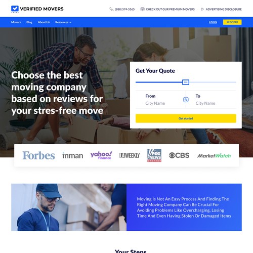 Moving website