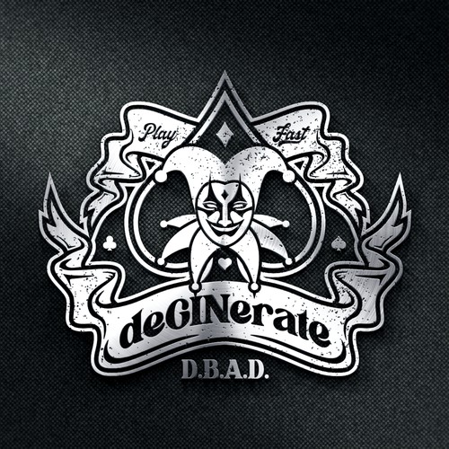 deGINerate Play Fast & DBAD logo branding