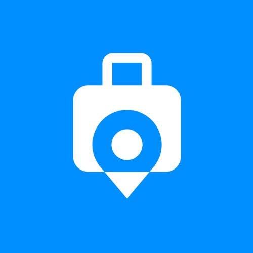 bag and location pin