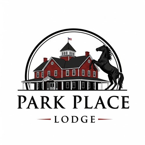 Simple logo for airbnb lodge