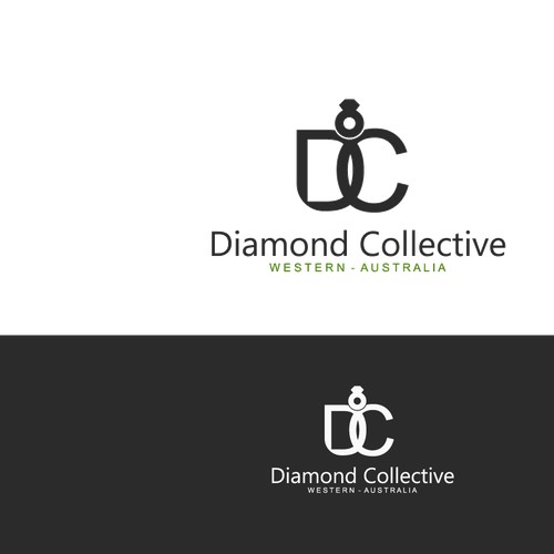 Fancy logo for diamond seller business