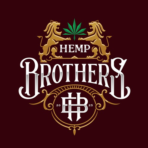 HEMP BROTHERS logo design.