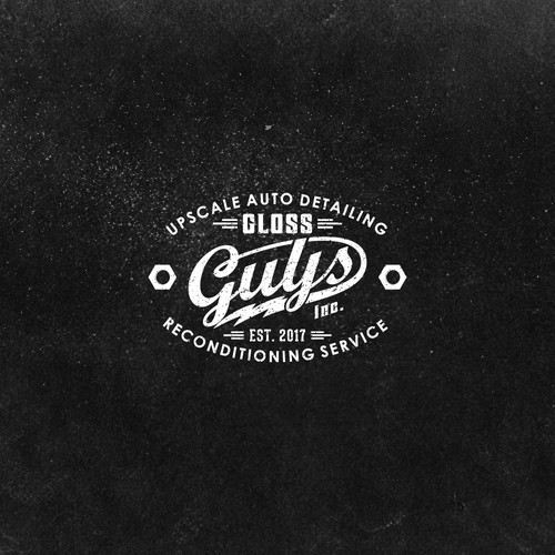 vintage logo for Gloss Guys