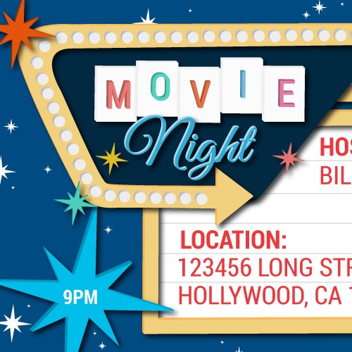 Online Oscar or Movie Night Invitation