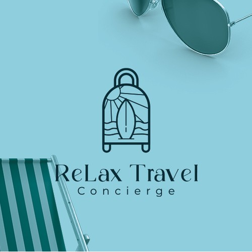 Travel agency logo design