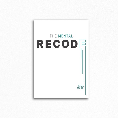 Minimalistic book cover design