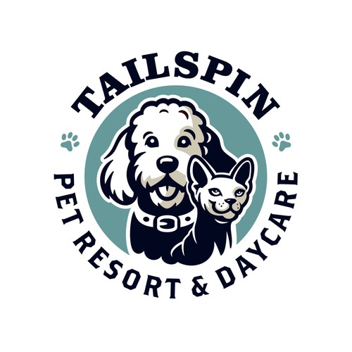 Pet Resort Illustrative Logo