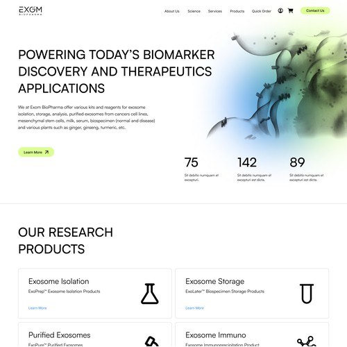 Homepage Design