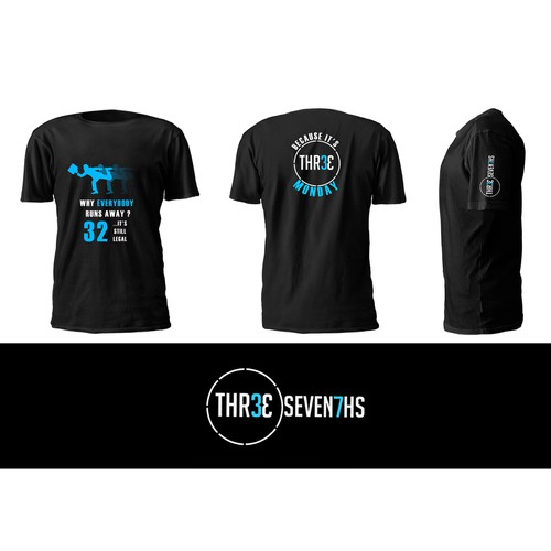 Skip Mondays with us!!! Three-Sevenths needs it's first T-Shirt!