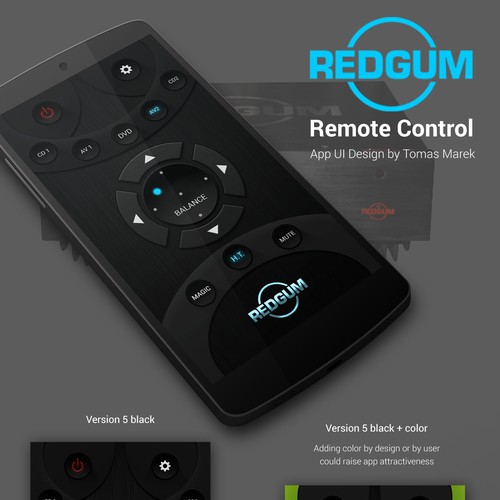 Audio device mobile remote controller UI