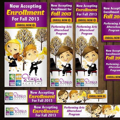 Help Stages Academy with a new banner ad