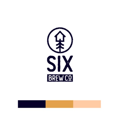 Logo for brewing company
