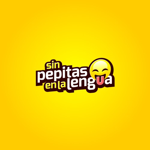 Fun logo concept for the movie Sin Pepitas En La Lengua