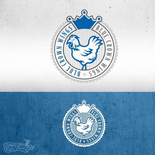 Blue Crown Wings