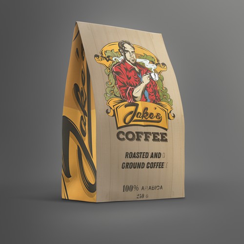 Coffee bag design (front)