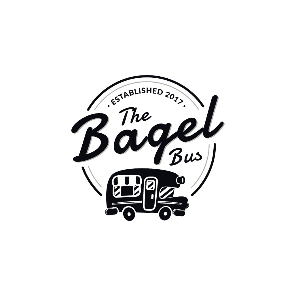Get 'The Bagel Bus' wheels in motion with it's first logo.