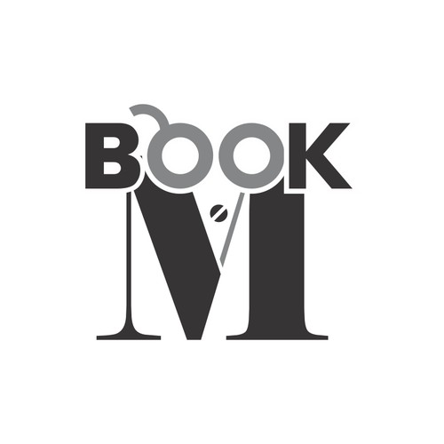 Create a clean and firstclass logo for BookM; the world's finest online hairstylist booking platform