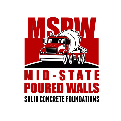 Logo for a concrete company