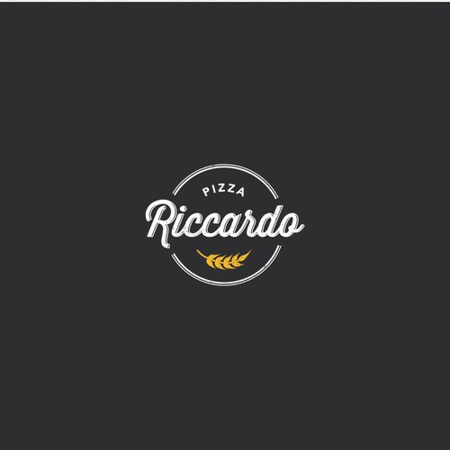 Logo design for "Pizza Riccardo" - Wood-fired Pizza Restaurant 