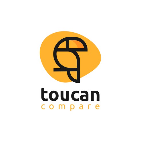 logo concept for toucan compare