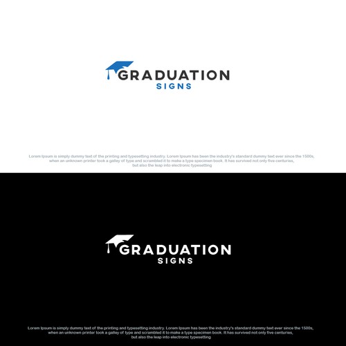 Combination mark Graduation Logo