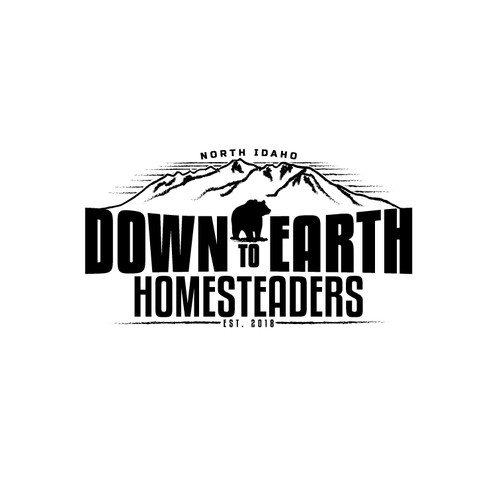 Logo with North Western, Rugged Appeal