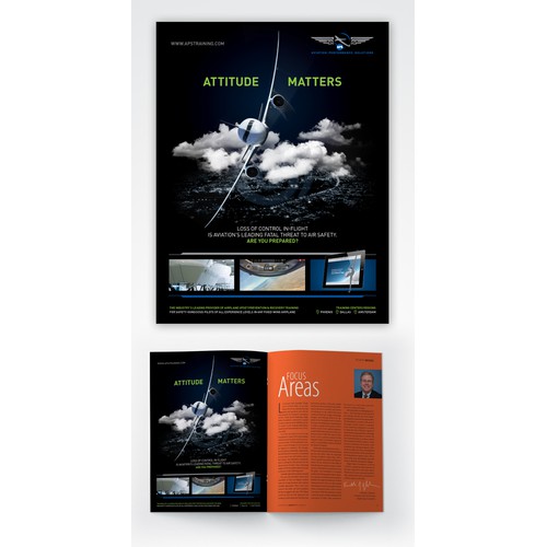 Full Page Magazine Ad: Aviation Publication