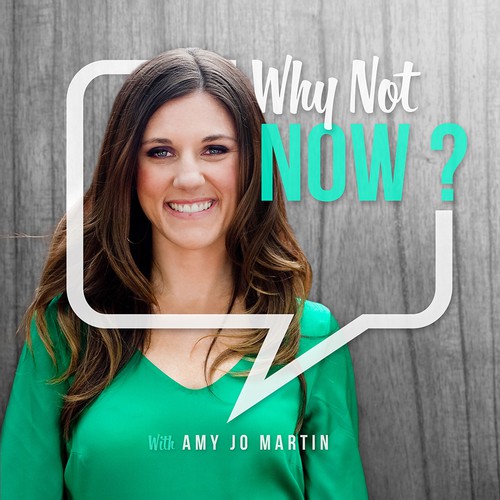 itunes cover concept for Amy Jo Martin show's.