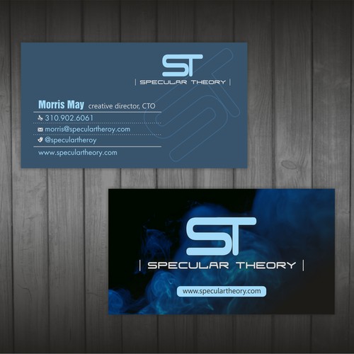 Help Specular Theory with a new business card