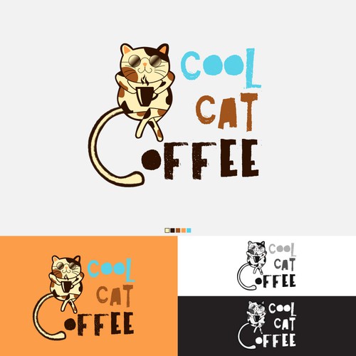 Alternative Design Cool Cat Coffee