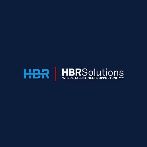 HBR Solutions Logo Design