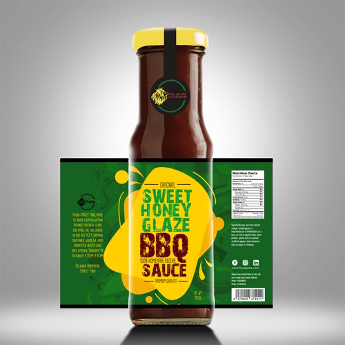 Flava Jack's sauce label