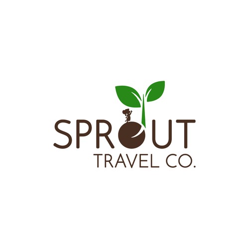 travel logo without any travel icon