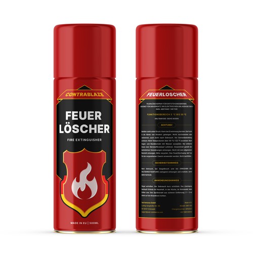 Fire Extinguisher Packaging Spray
