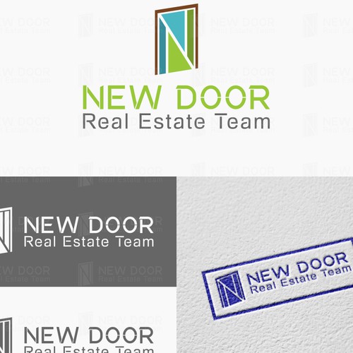 Logo Concept for New Door Real Estate Team