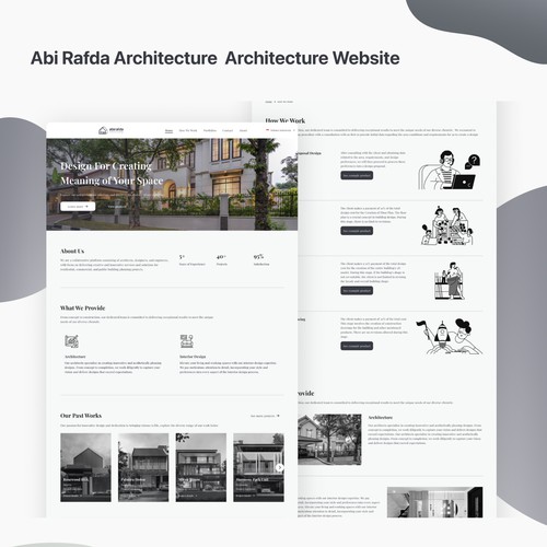 Abi Rafda Architecture  Architecture Website