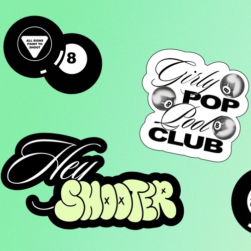 SHOOTERS Sticker Designs