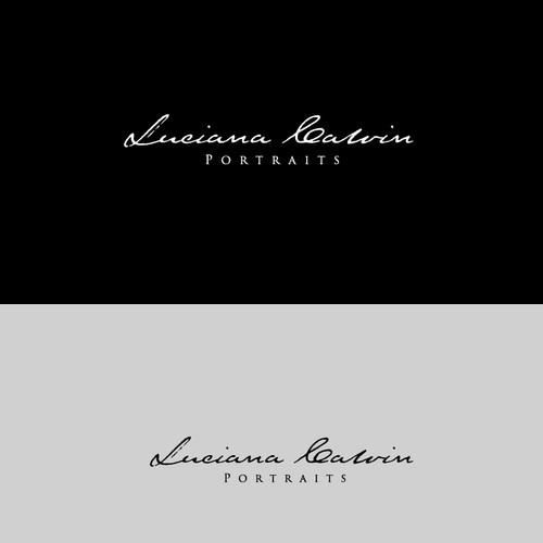Create a luxury and sophisticated logo and BUSINESS CARD for a glamourPortrait Studio