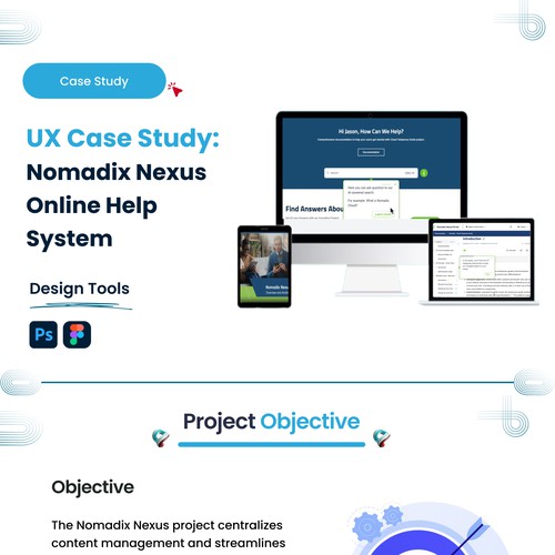 UX Case Study || Nomadix Nexus Online Help System || UIUX Desiging