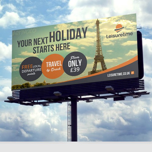 Design a high impact new billboard advert