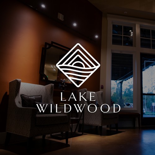 Gated Lake Community Logo Design