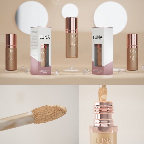 Luna By Lisa Cosmetics 3D Product Design