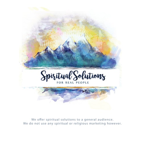 illustrative logo designs concept of Spiritual Solutions