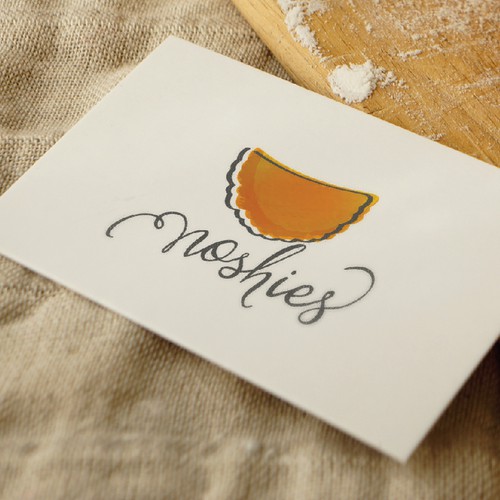 Empanada food logo