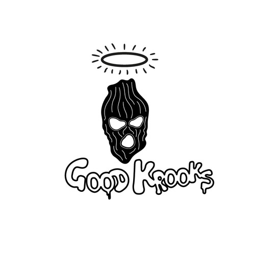 Edgy logotype for clothing brand Good Krooks