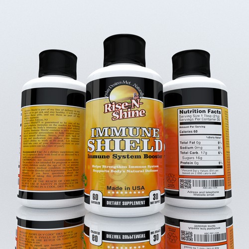 New Label Design needed for Nutritional Supplement Company