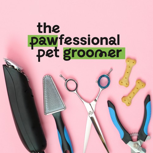 Pet Grooming Logo